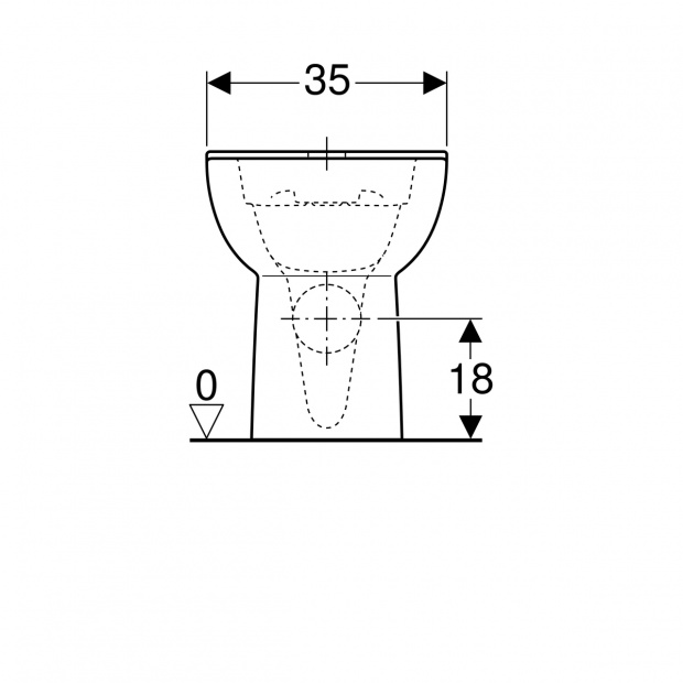 Чаша унитаза  Geberit Smyle (500.212.01.1)