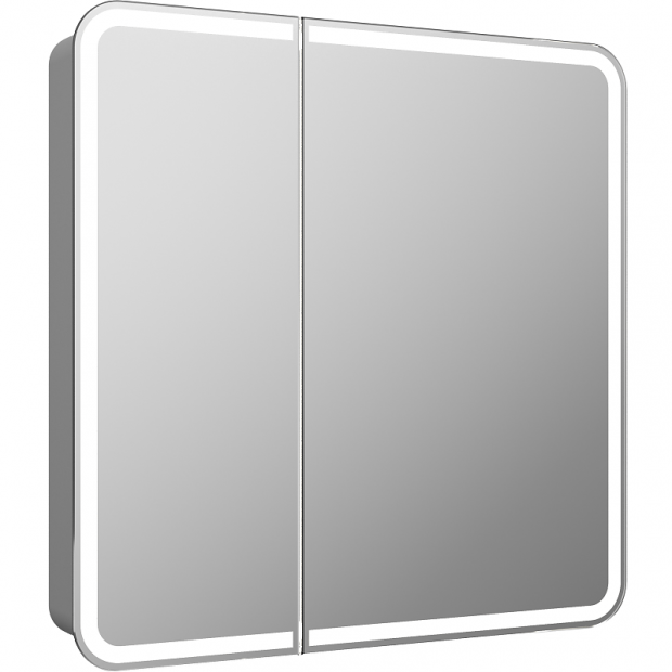 Зеркало-шкаф "Elliot LED" 800х800 с датчиком освещения