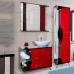 Комплект мебели Bellezza Рио 90 R красная с черным - фото №1
