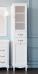 Шкаф-пенал ValenHouse Эллина 40 R с бельевой корзиной, белый, фурнитура хром - фото №3