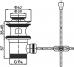Донный клапан для раковины Cezares CZR-SA2-01 хром - фото №2