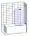 Шторка на ванну GuteWetter Trend Pearl GV-862B правая 100 см стекло бесцветное, фурнитура хром - фото №7