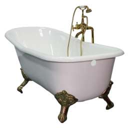 Чугунная ванна Elegansa Taiss бронзовые ножки