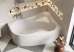 Акриловая ванна Vagnerplast Melite 160x105 R bianco - фото №4