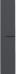 Шкаф-пенал Jacob Delafon Nona EB1893LRU-442 L, глянцевый серый антрацит - фото №3