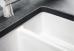Мойка кухонная Blanco Subline 350/150-U глянцевая белая, с отводной арматурой InFino - фото №5