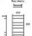 Полотенцесушитель водяной Тругор ЛЦ 80x60 (ЛЦнп17П/8060) хром - фото №2