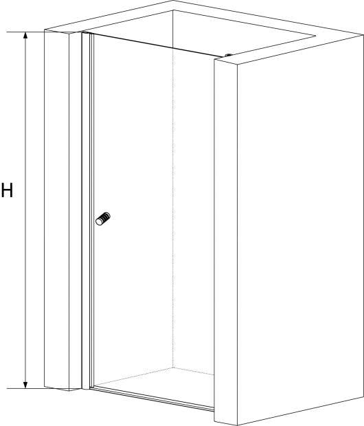 Душевая дверь RGW DOLPHIN TN-03B 60x195 (54930306-14)