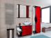 Комплект мебели Bellezza Рио 90 R красная с черным - фото №2
