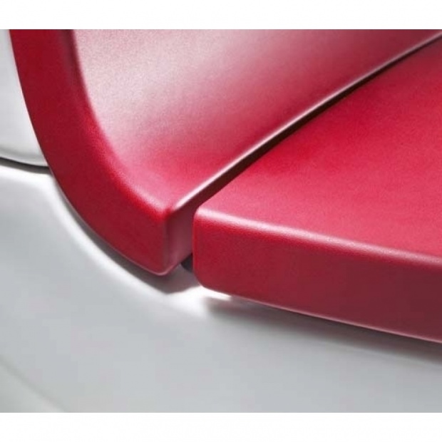 Сиденье с микролифтом ROCA KHROMA красное (801652F3T)