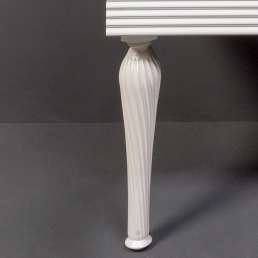 Ножки для мебели Armadi Art Vallessi Avangarde Spirale 45 см, белые, 2 шт.