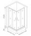 Душевой уголок GOOD DOOR JAZZE 100x100 (JAZZE CR-100-B-BR) - фото №4