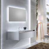 Комплект мебели Sanvit Кубэ-1 120 белый глянец