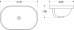 Раковина Art&Max AM-5006-C белая - фото №3