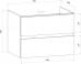 Тумба для комплекта Art&Max Techno подвесная, 70, бетон лофт натуральный - фото №6