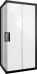 Душевой уголок STWORKI Карлстад 100x80 см профиль черный матовый, с поддоном Эстерсунд - фото №9