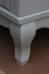 Шкаф-пенал ValenHouse Эллина 40 L с бельевой корзиной, белый, фурнитура золото - фото №7