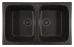 Мойка кухонная Mixline ML-GM23 (525186) черная - фото №1