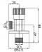 Вентиль для стиральной машины VERAGIO SBORTIS (VR.SBR-8223.CR) - фото №2