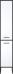 Шкаф-пенал Corozo Айрон черный, белый - фото №8
