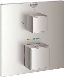 Термостат для душа GROHE GROHTHERM CUBE 24154DC0 сталь