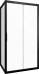 Душевой уголок STWORKI Эстерсунд 110x80 см профиль черный матовый, с поддоном - фото №10