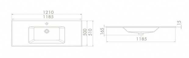Комплект мебели OPADIRIS ИБИЦА 120 белый глянец, хром