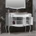 Комплект мебели OPADIRIS ЛАУРА 100 белый матовый, со столешницей - фото №5