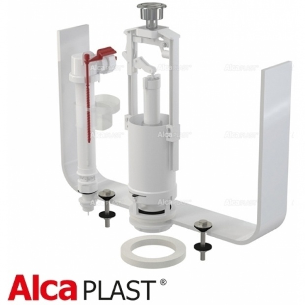 Выпускной комплект для бачка ALCA PLAST (SA2000S 3/8" CHROM)