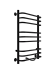 Полотенцесушитель электрический INDIGO BRACE LUX 80x50 (LCBLE80-50BRRt) черный муар - фото №2