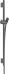 Душевая штанга Hansgrohe Unica 28632340 65 см, шлифованый черный хром - фото №1