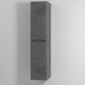 Шкаф-пенал Vod-Ok Adel 30 L, с бельевой корзиной, подвесной, серый камень
