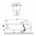 Ванна акриловая VILLEROY&BOCH OBERON 170x70 (UBQ177OBE2V-96) - фото №3