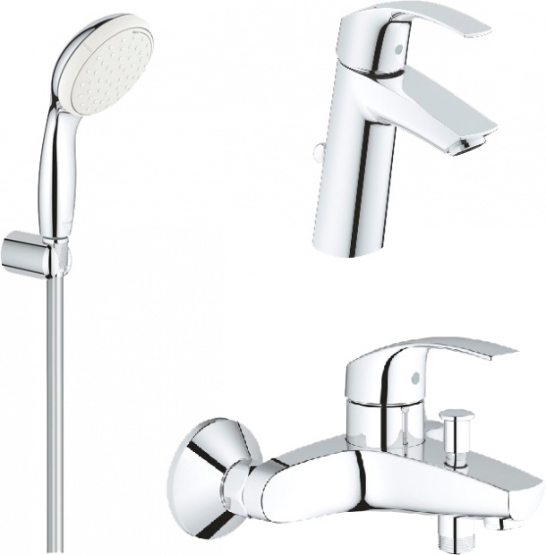 Душевой комплект Grohe Eurosmart 124470 для ванны с душем