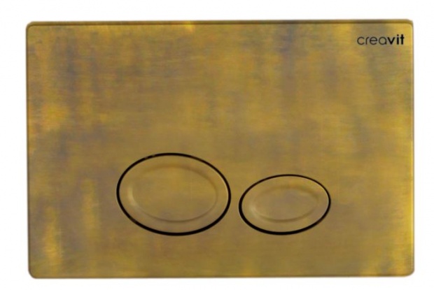 Клавиша смыва для унитаза CREAVIT DROP (GP2007.00) бронза