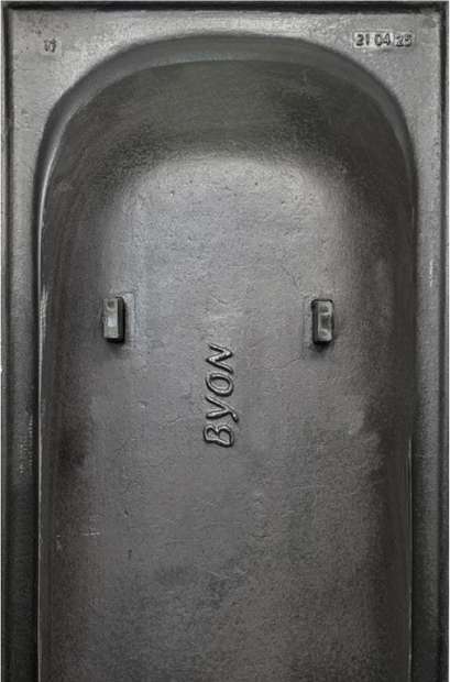 Чугунная ванна Byon Christa 180x80 с ручками