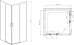 Душевой уголок Vincea Soft VSS-3SO900CLB 90x90, профиль чёрный, стекло прозрачное - фото №3