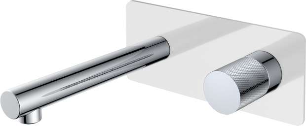 Смеситель для раковины Boheme Stick 125-WCR.2, white, touch chrome