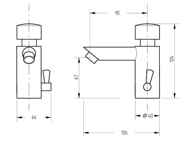 Смеситель для раковины VERAGIO TEMPORETA (VR.TMP-9504.CR)