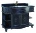 Комплект мебели Bellezza Аврора 115 черная патина серебро - фото №2
