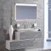 Комплект мебели AQWELLA GENESIS 100 миллениум серый - фото №4