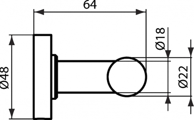 Крючок Ideal Standard IOM A9116AA двойной P
