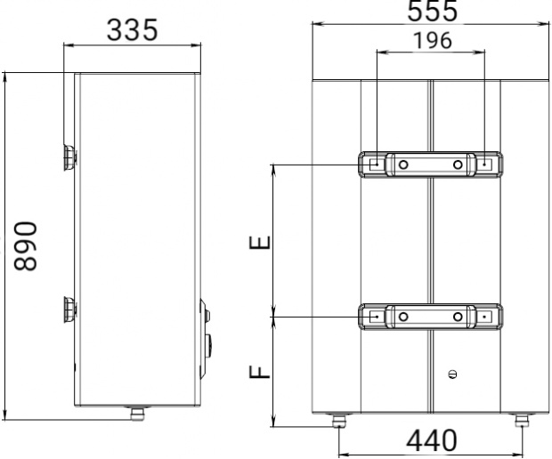 Водонагреватель накопительный Zanussi Splendore Dry ZWH/S 80 (НС-1182057)