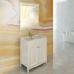 Комплект мебели Comforty Тбилиси 70 напольная, белый глянец - фото №3