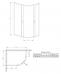 Душевой уголок RADAWAY PREMIUM PLUS E 80x100x190 (30491-01-06N) стекло фабрик - фото №10