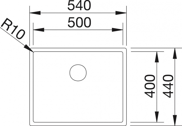 Мойка кухонная Blanco Claron 500-IF