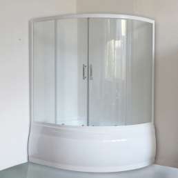 Душевая шторка на ванну Royal Bath Alpine 150x150 (RB150ALP-T)