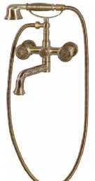 Смеситель для ванны с душем Bronze de Luxe  (10119P)