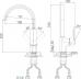Смеситель для кухонной мойки D&K BERLIN STEINBEIS DA1432426 белый - фото №3