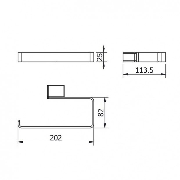 Полотенцедержатель LANGBERGER VICO (11338A)